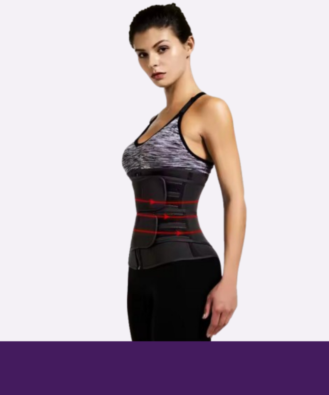 Formateur grande taille sport ceinture Corset minceur – Image 2