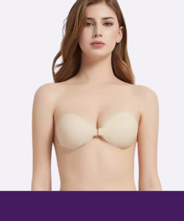 Soutien-gorge Adhésif en Silicone Push-Up – Invisible & Sans Bretelles