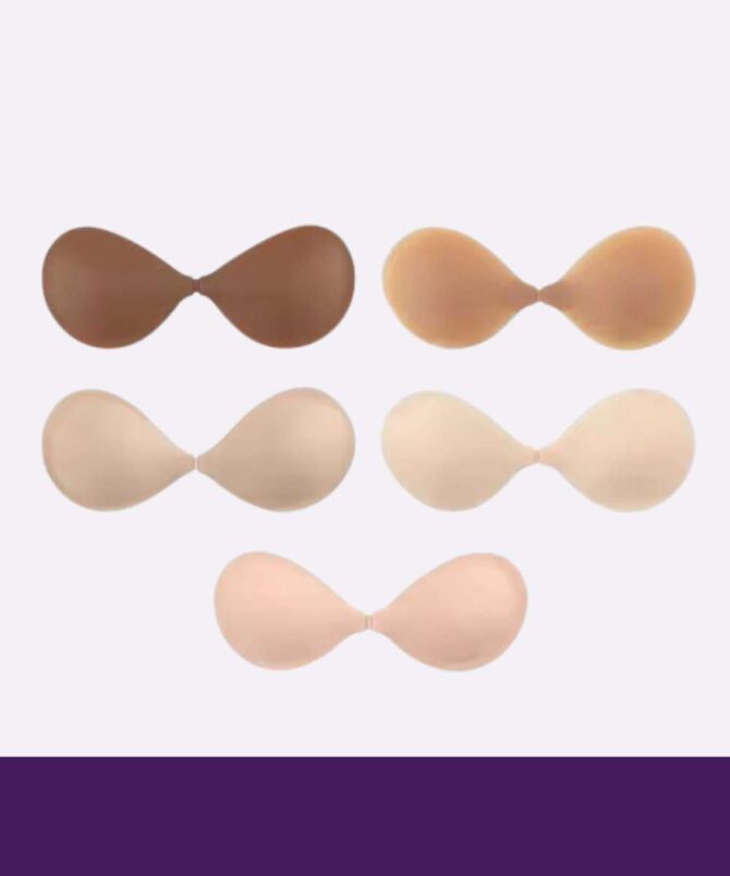 Soutien-gorge Adhésif en Silicone Push-Up – Invisible & Sans Bretelles – Image 4